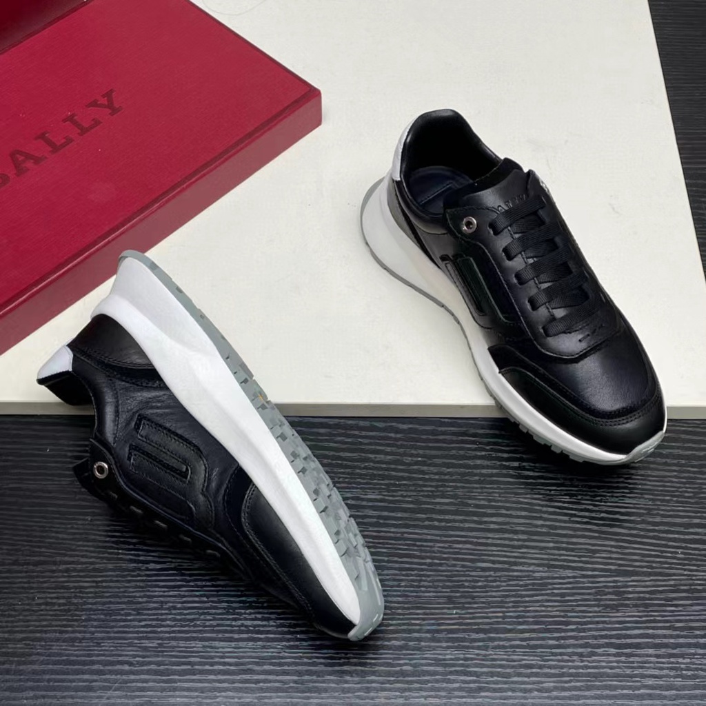 sepatu cowok bal ly sneaker pria men shoes run away mewah mirror vip p1shoes