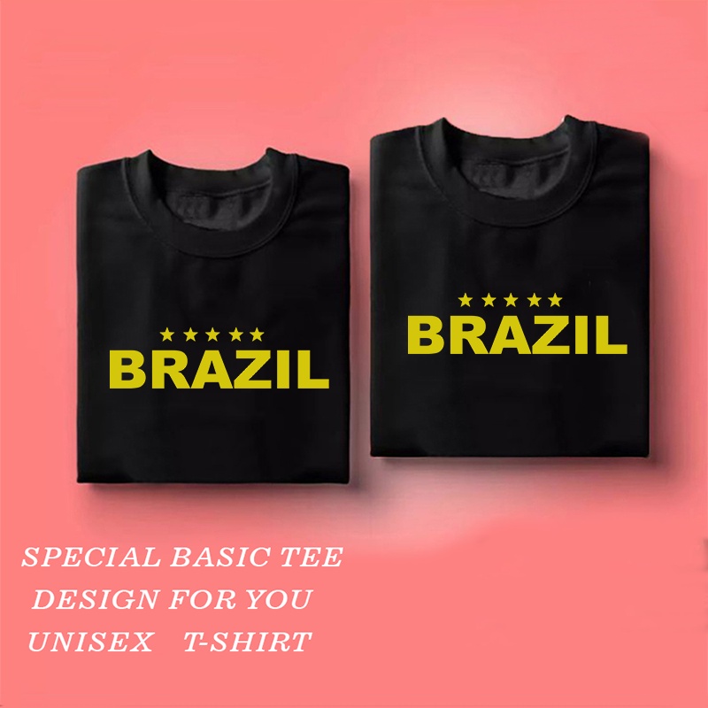 AS /  kaos distro motif BRAZIL / kaos pria wanita / kaos pria / baju wanita / kaos wanita / baju pria / atasan / polos / atasan wanita / tshirt