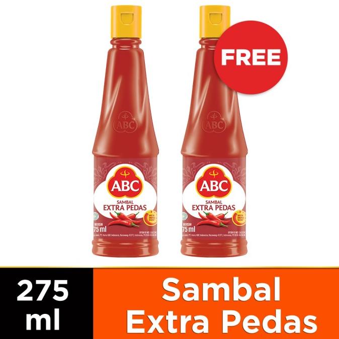 

ABC Saus Sambal Extra Pedas 275 ml - Buy 1 Get 1 Free