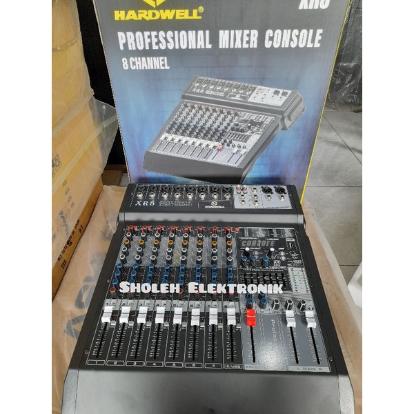Mixer Hardwell XR8 hardwell xr 8 CH Professional Mixer Console 8 Channel