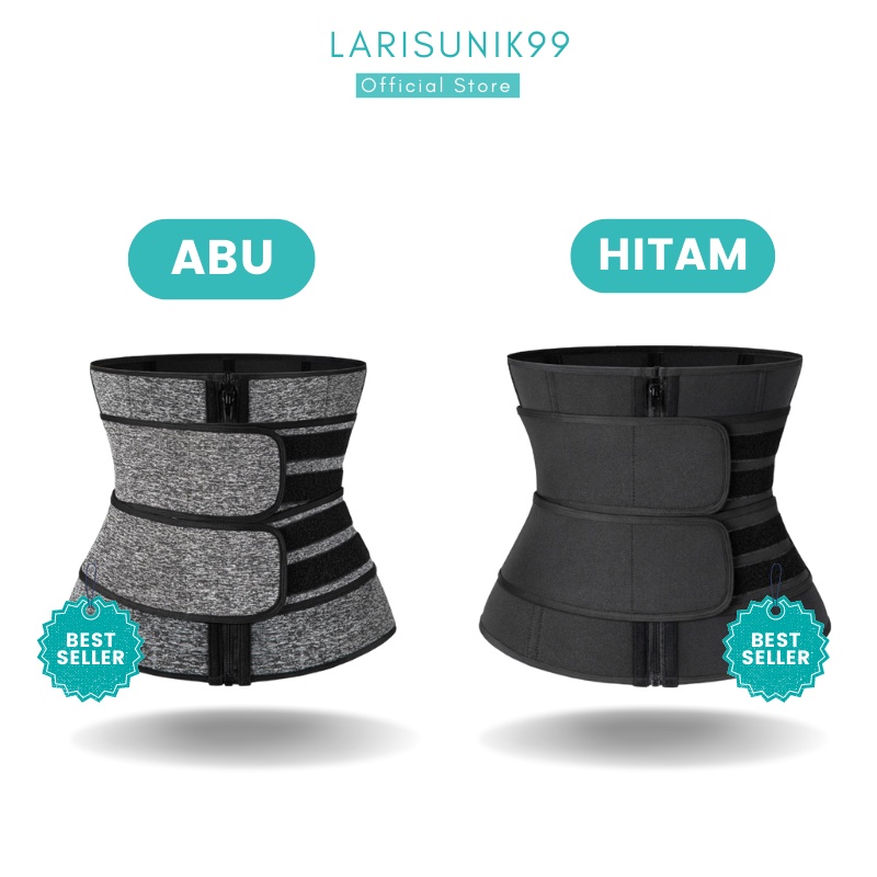 Korset pelangsing perut Pembakar lemak perut Waist Trainer Double Strap