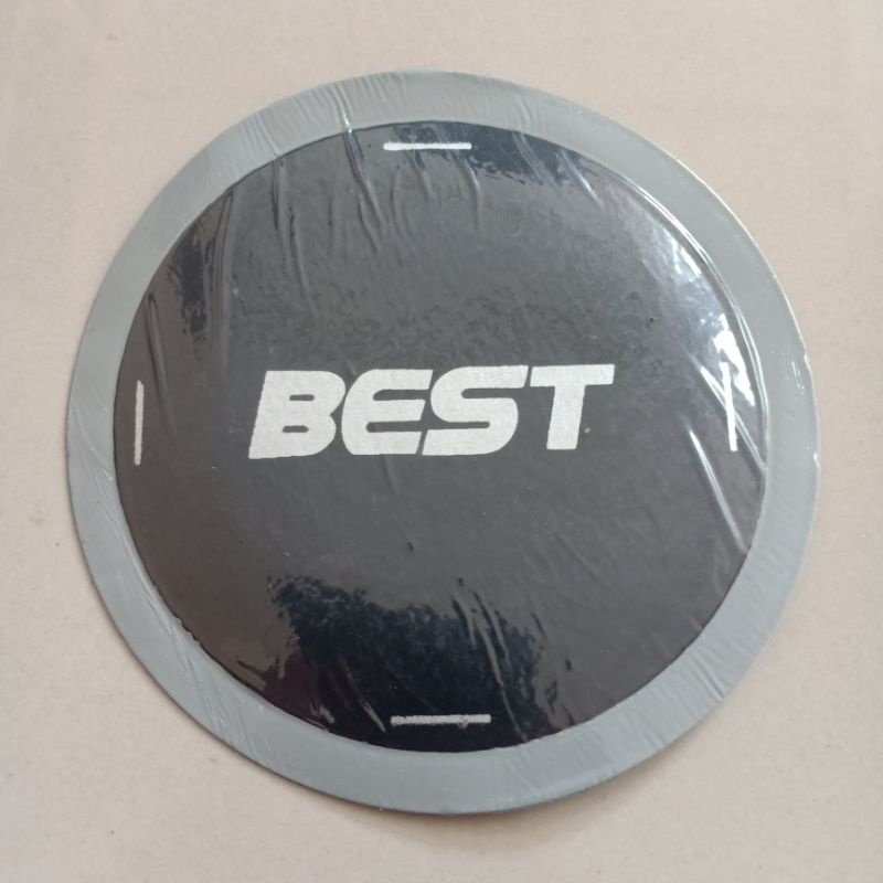 Bestpatch Maxi Round 100mm Per Pcs / Biji / Lembar - Karet Tambal Ban Dalam - Best - Bestpatch