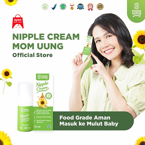 Mom Uung Nipple Cream Salep Krim Puting Luka Lecet Ibu Menyusui Aman Untuk Bayi Food Grade Natural Ingredient