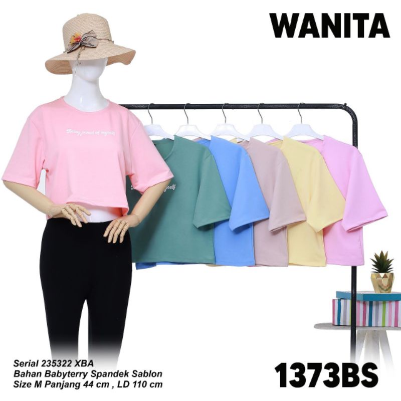 Atasan Crop/Oversize terbaru bahan baby Terry Spandek