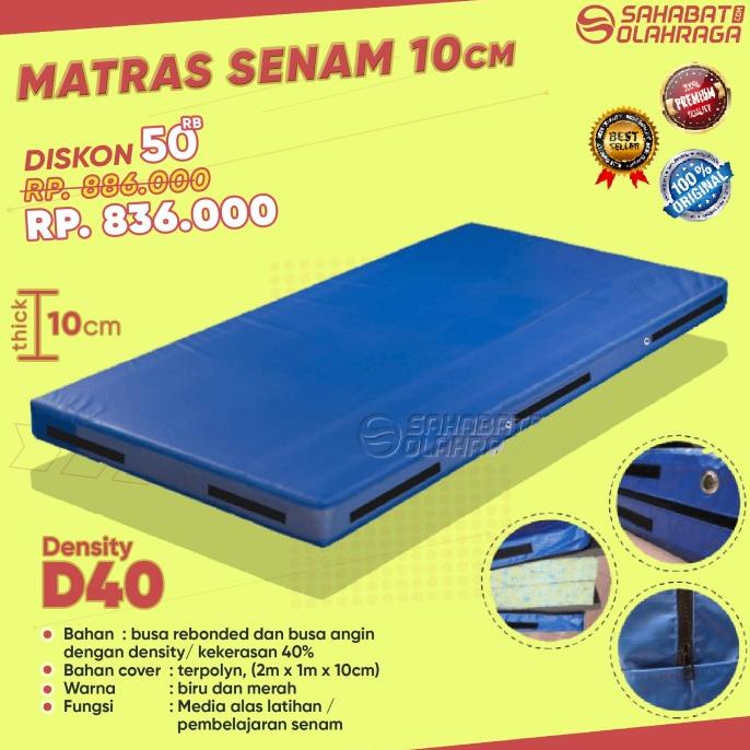 Matras Senam Lantai-Matras Senam Sekolah-Matras Olahraga Terapi 10cm