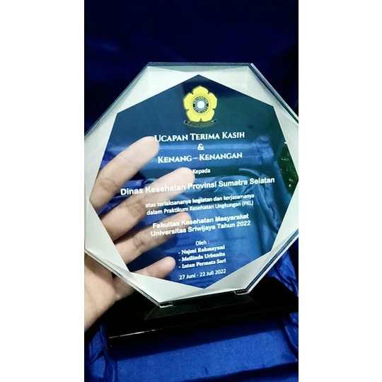 PLAKAT ACRYLIC UK 20x10CM