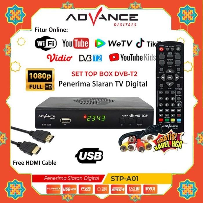 Set Top Box Stb Tv Digital Advance Original Garansi New