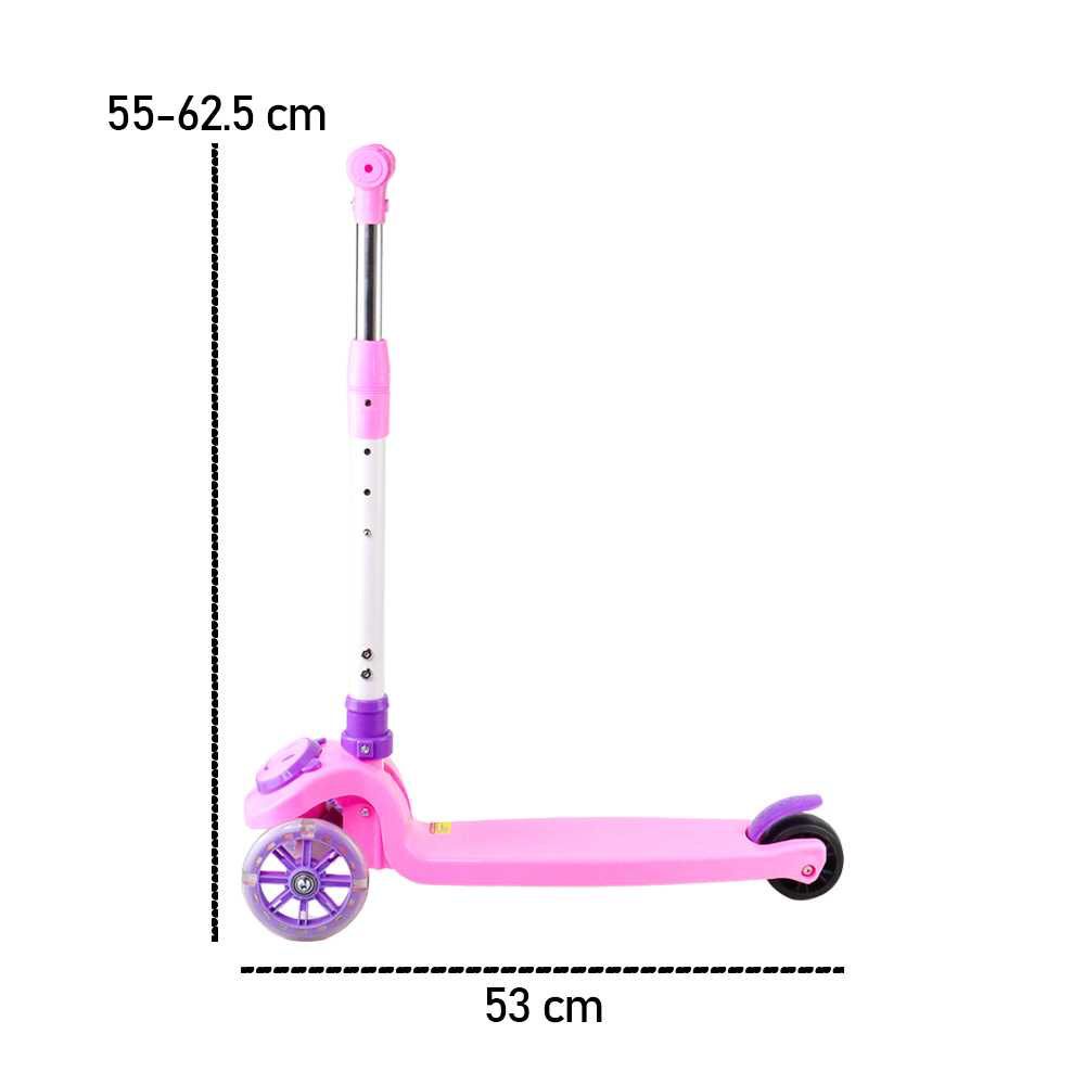 Skuter Anak Otoped 3 Roda Lampu LED Sekuter Roda 3 Lampu Led + Roda Lampu Skuter Anak Musik