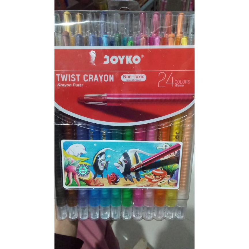 

Twist Crayon Joyko TWCR-12 colors/24colors