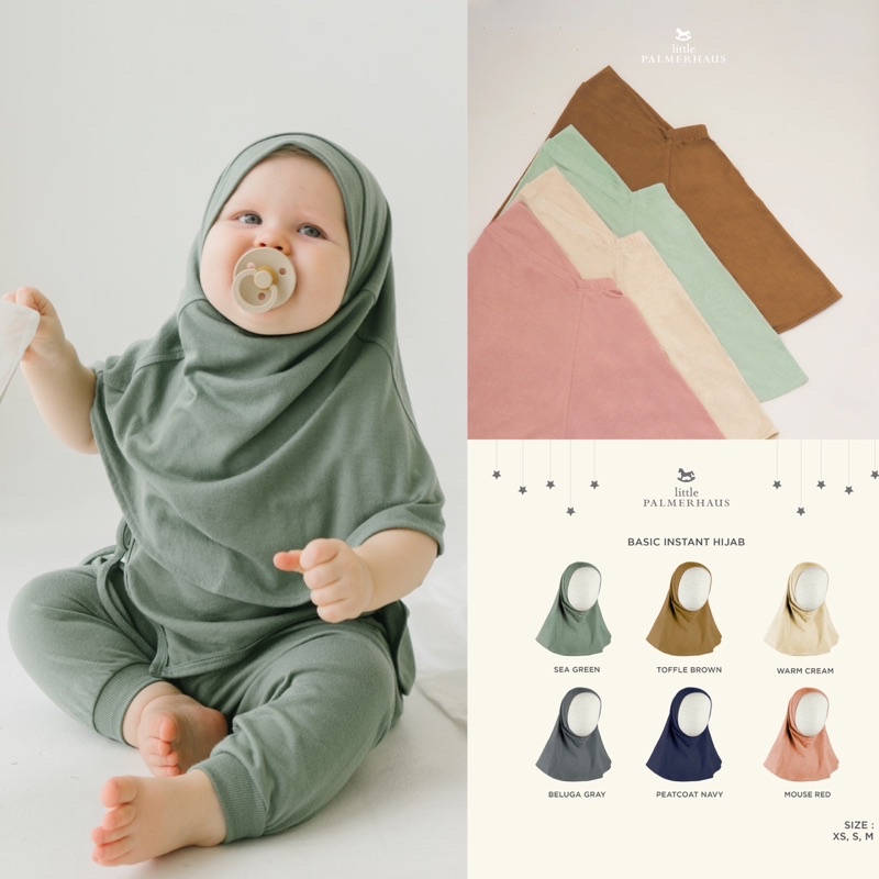 Little Palmerhaus Instant Hijab / Jilbab Bayi Anak