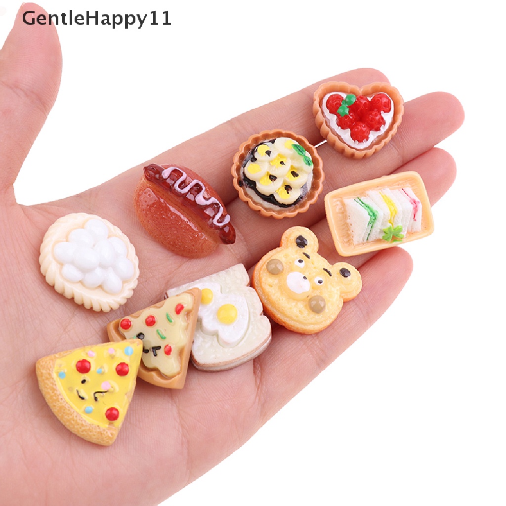 Gentlehappy 2 / 5pcs / Set Mainan Miniatur Makanan Untuk Dekorasi Rumah Boneka