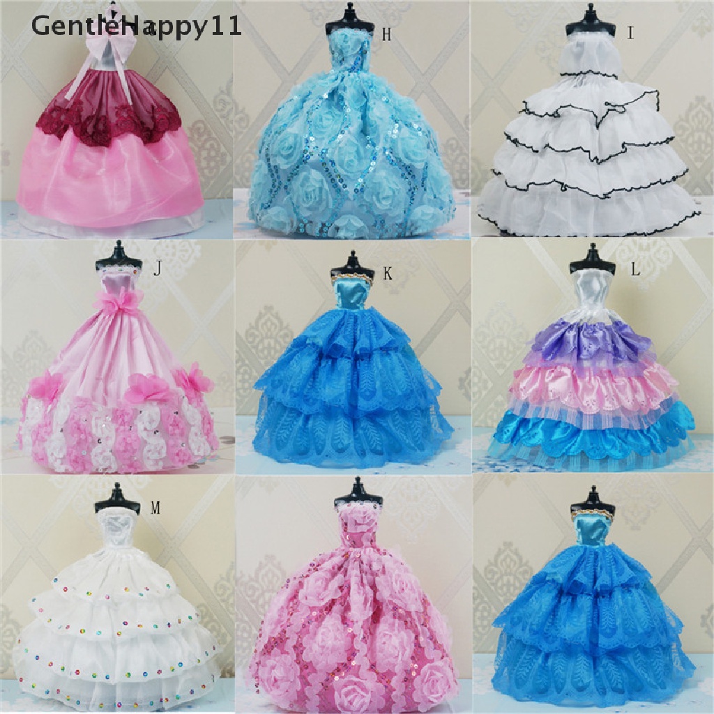 Gentlehappy Handmade Princess Wedding Party Dress Pakaian Gaun Untuk Boneka Hadiah id