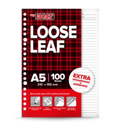 Loose Leaf / Isi Binder Big Boss A5 100