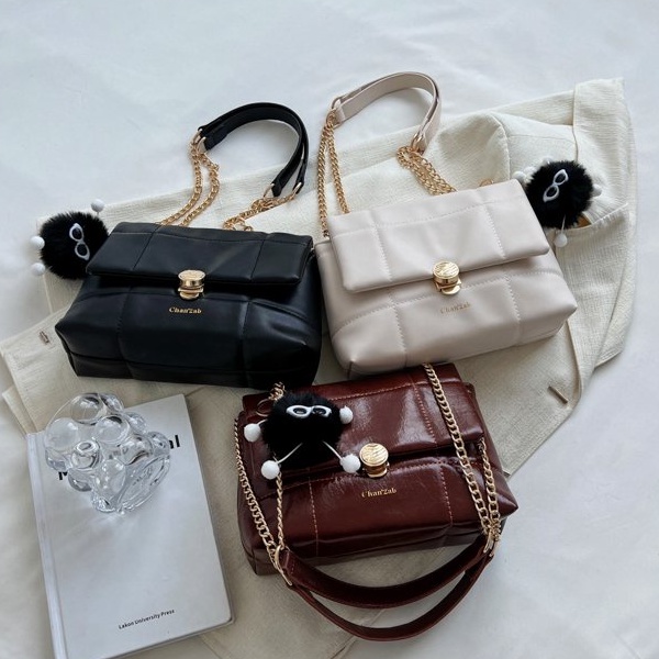 ( 2PC 1KG ) GTBI998880161  New Arrival  !!  Tas Selempang  Tas Wanita Import  Premium Terbaru+Boneka