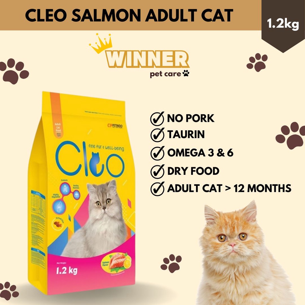 CLEO Salmon Adult Cat Food Freshpack 1.2kg