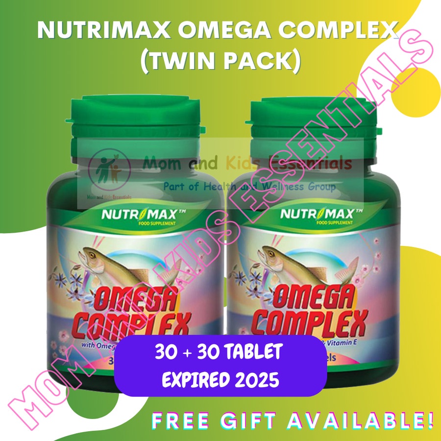 Jual NUTRIMAX OMEGA COMPLEX 30 TABLET VITAMIN KESEHATAN TUBUH OMEGA 3