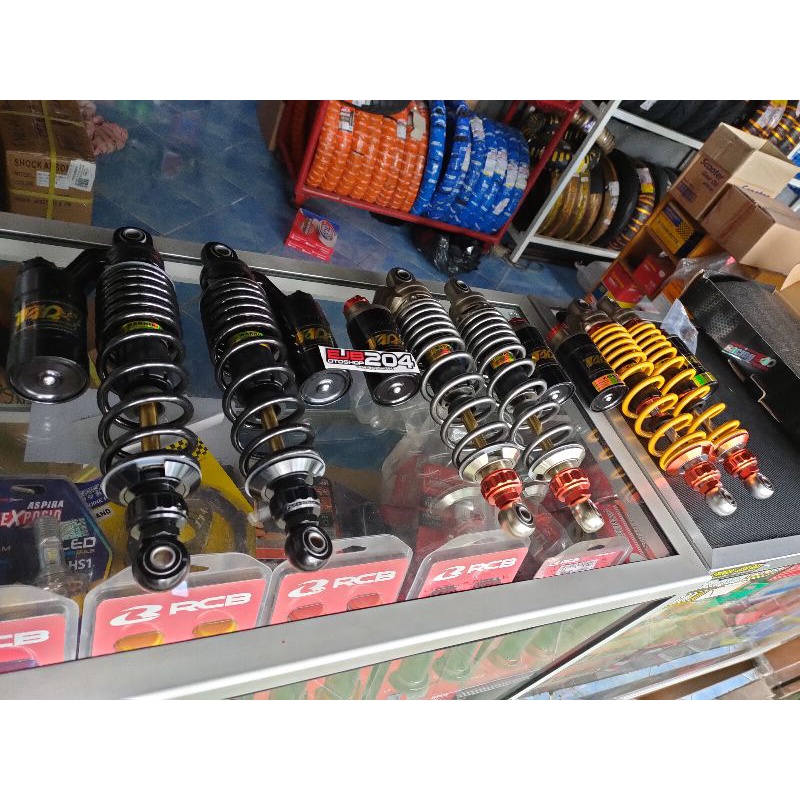 Shock tabung TAD Copy KTC RCB 280mm 320mm Shocbreaker Shock Fizr Jupiter Mio Nmax CB herex MP Tiger 