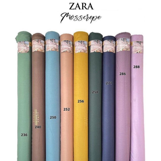 Kain Kiloan Moscrepe Prada Premium / Kain Kiloan Termurah