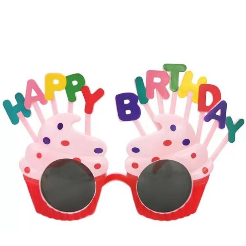 Kacamata Pesta Ulang Tahun Perlengkapan Happy Birthday Party Pria Wanita