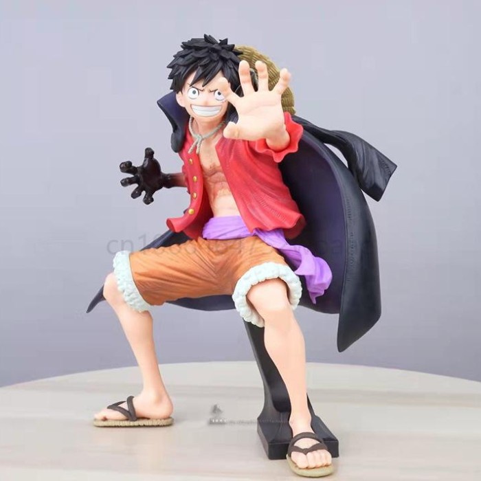 Mainan Action Figure Monkey D Luffy One Piece Wano