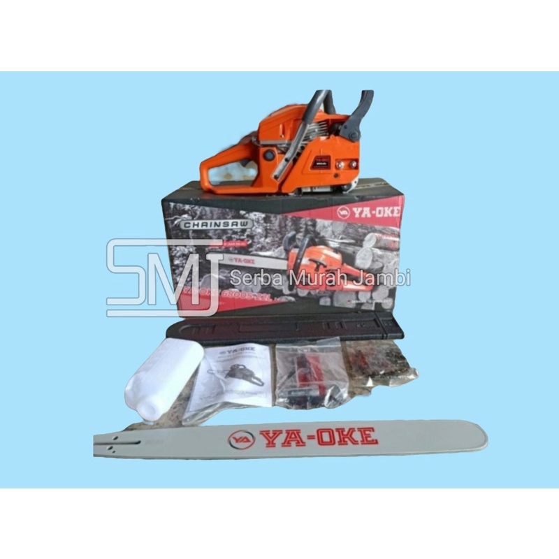senso ya oke 5800 bar 22” baja chainsaw yaoke sinso ya oke