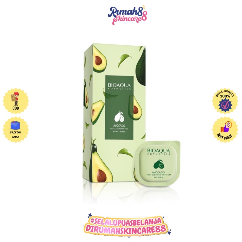 BIOAQUA Mask Avocado Deep Clean MUD MASK