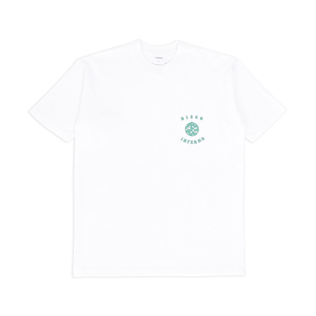 Captivate Kaos Pria T-shirt Pria Saturday Night White Heavy Cotton