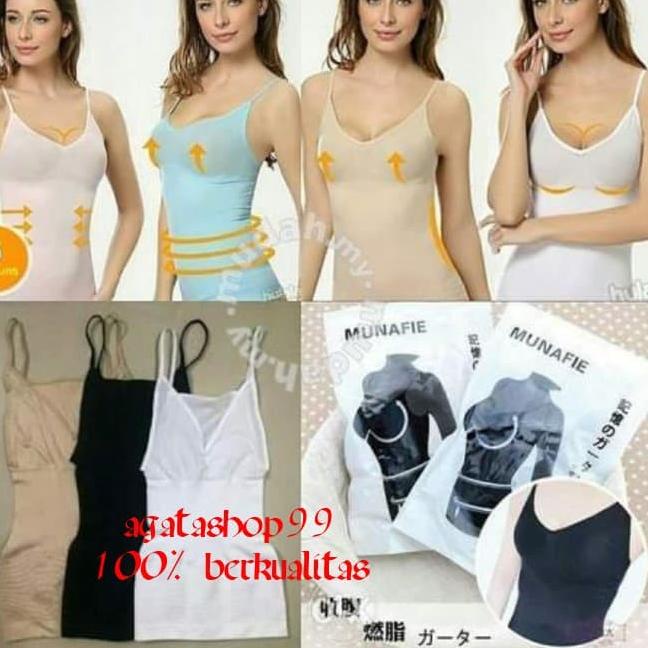 [CAMISOL ATASAN TANK TOP KORSET KORSET BAJU] MUNAFIE SLIM CLOTH ASLI