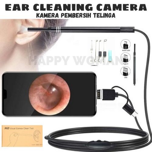 Pembersih Telinga Alat Pembersih Telinga Kamera Endoscope Hd Visual Earwax Clean Tool