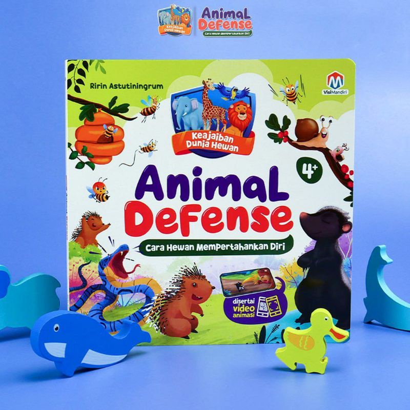 Buku Animal Defense Ziyad Books Buku Pengetahuan Anak Buku Balita Lokal