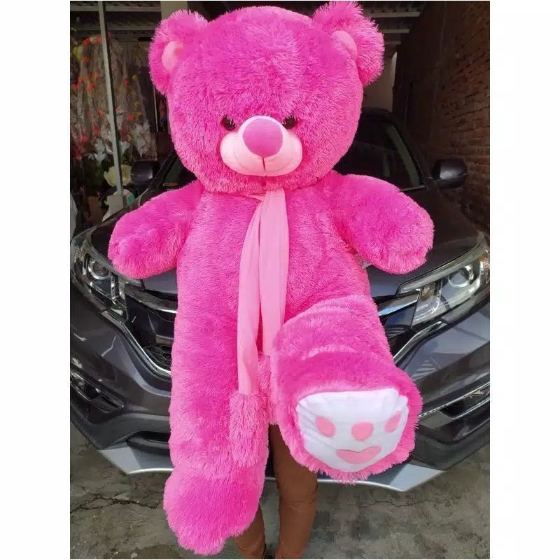 boneka beruang teddy bear syal TELAPAK jumbo