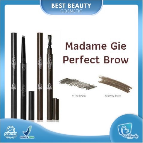 ★ BB ★ Madame Gie Madame Perfect Brow - Pensil alis NEW