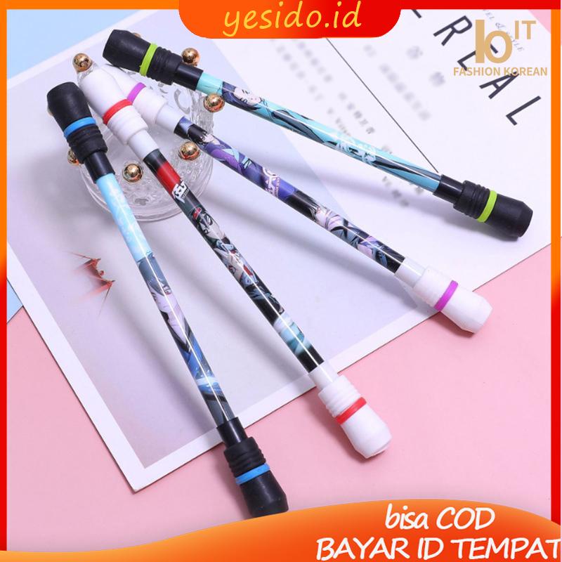 

[COD✨Ready stock]Pen Spinning Pena Dekompresi Pulpen Pena Putar Balance Anti Stress Bolpoin Berputar pens Sekolah-YES