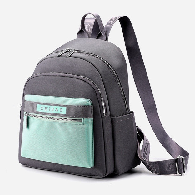 TAS RANSEL WANITA CHIBAO GREY LABORDA TOSCA ANTI AIR TA685G3 IMPORT KOREA BACKPACK GENDONG BRANDED PUNGGUNG SEKOLAH KULIAH KERJA BATAM CEWEK PREMIUM REMAJA KEKINIAN LUCU SIMPLE