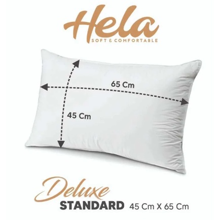 Bantal Hela Deluxe Standard Hollow Conjugated Silicon &amp; Cooling Fiber