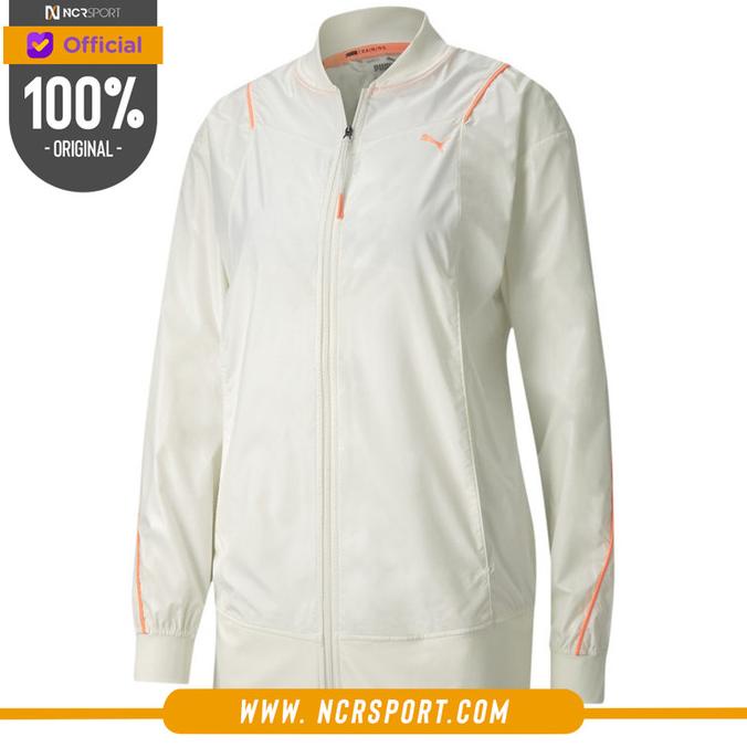 BERKUALITAS BAJU TRAINING WANITA PUMA ORIGINAL WMNS PEARL WOVEN TRAINING JACKET M