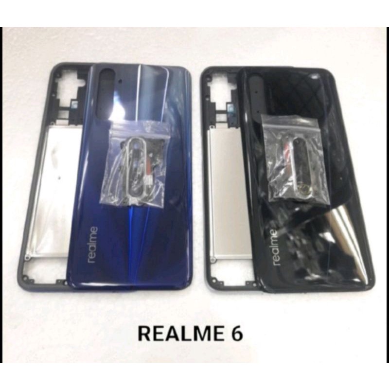 BACKDOOR CASING+TUTUP MESIN REALME 6