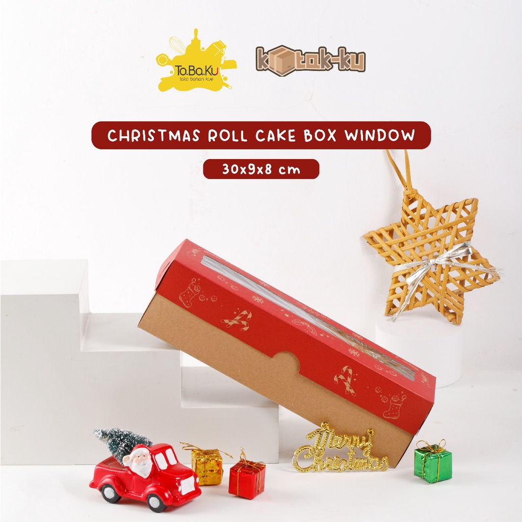 

Kotak-Ku Christmas Roll Cake Box Window