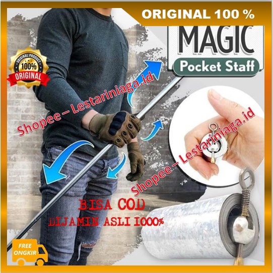 Enma Magic Staff Magic Pocket Staff Tongkat Pertahanan Diri Yang Wajib Dimiliki Tongkat Sulap Ajaib 