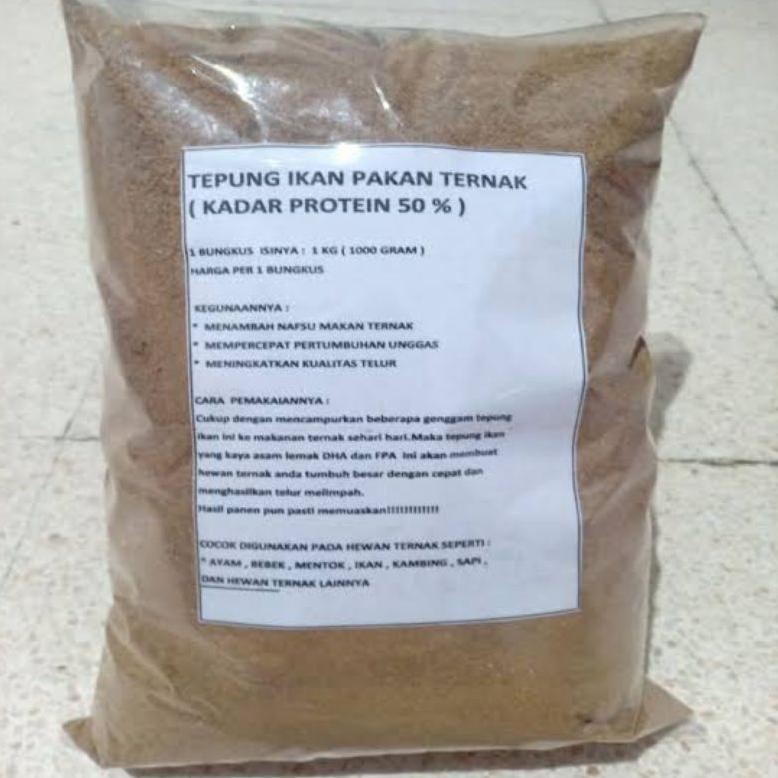

➪ Tepung ikan asli Protein 50% pakan ternak ⇙