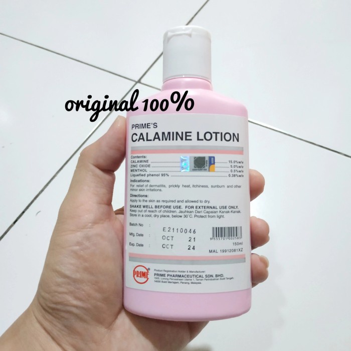 

PRIMES CALAMINE LOTION 150ML BEDAK CAIR GATAL CACAR BIANG KERINGAT