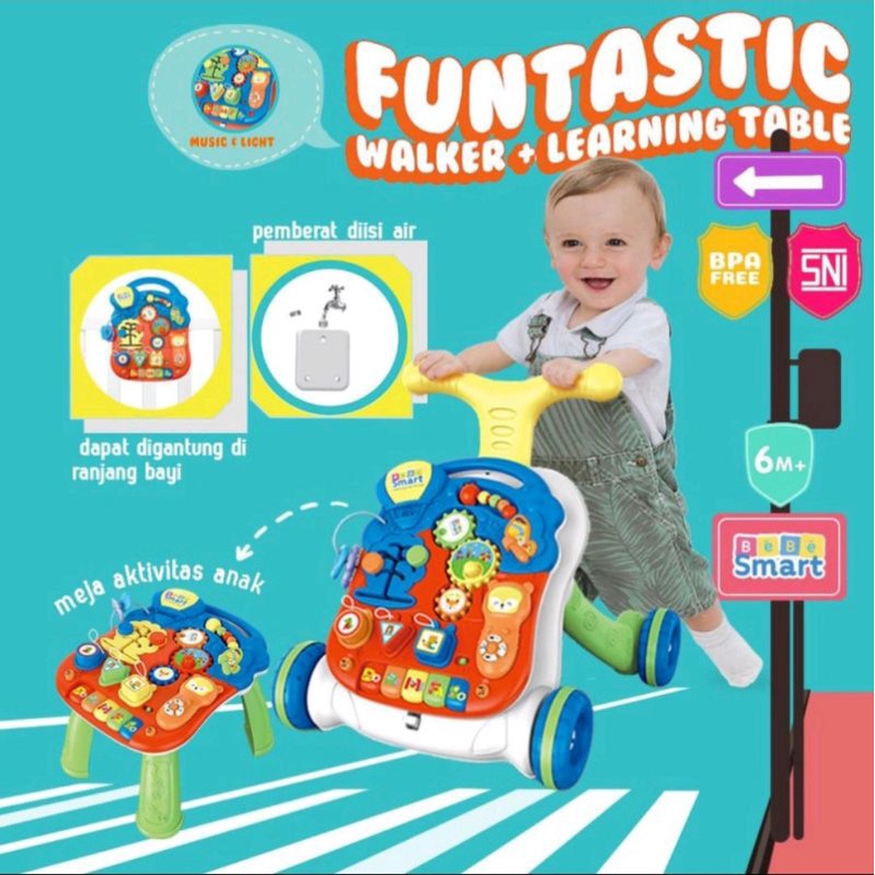 PUSH WALKER BEBE SMART FUNTASTIC