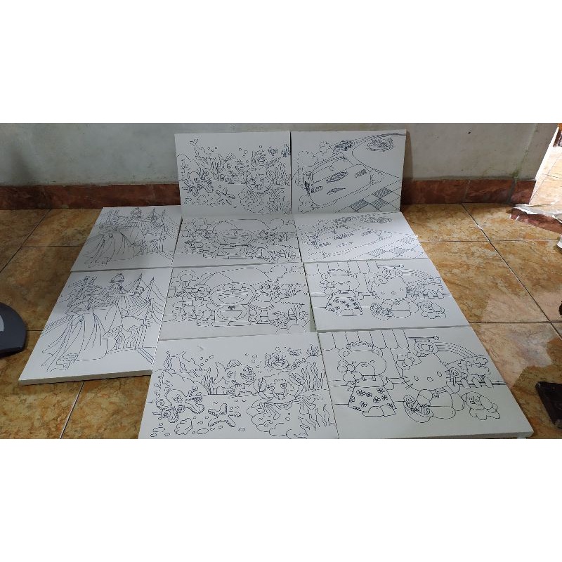 

KANVAS LUKIS BERGAMBAR UKURAN 30X40CM (untuk pilihan gambar bisa chatting dulu)