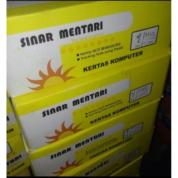 

continuous form 14 7/8 X 11, 1 ply sinar mentari