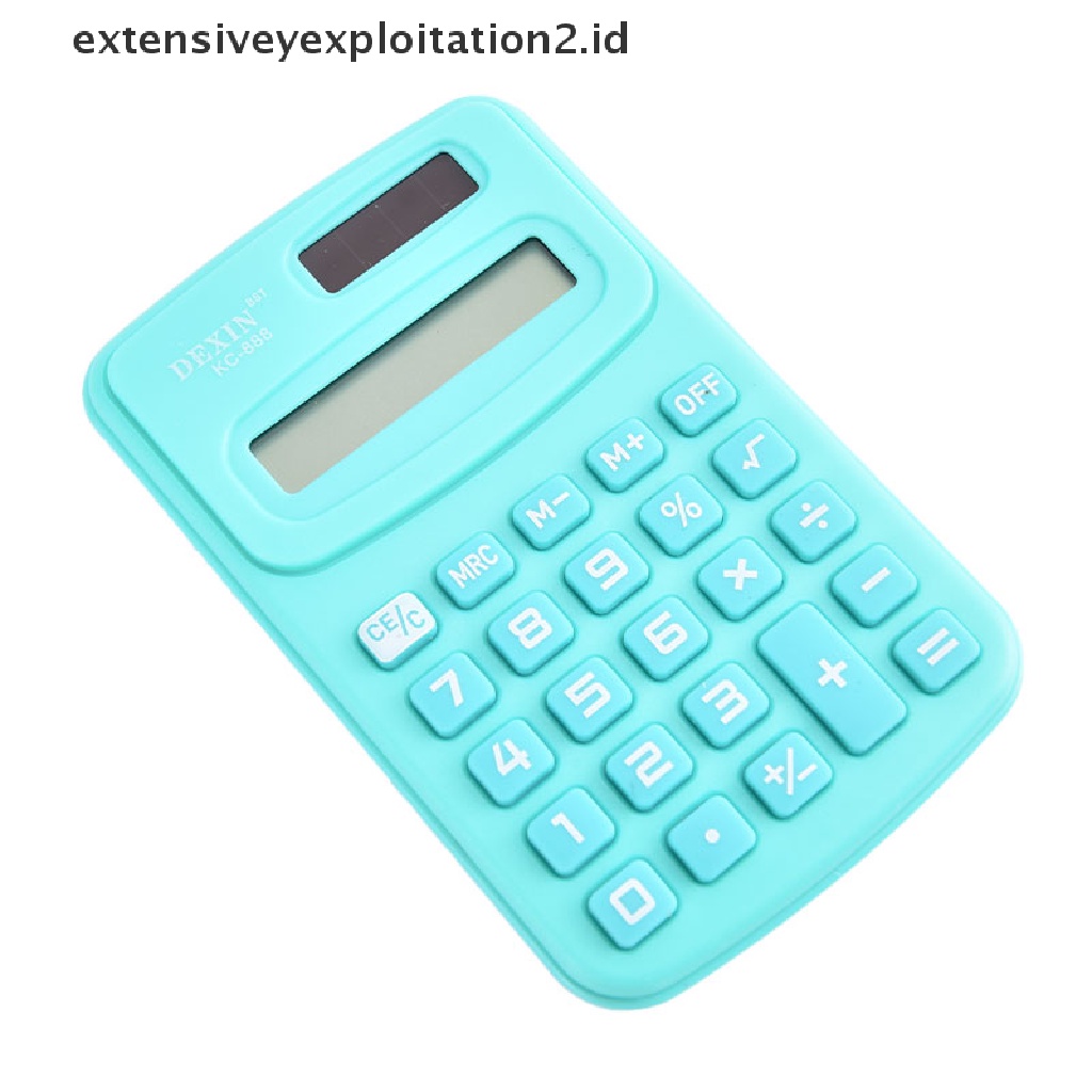 Kalkulator Mini 8 Digit Display Ukuran Saku Untuk Rumah / Sekolah / Kantor