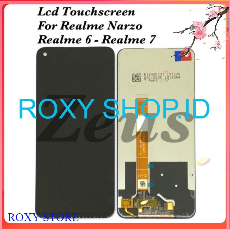 Lcd Touchscreen Realme Narzo / Realme 6 / Realme 7 Fullset Copotan