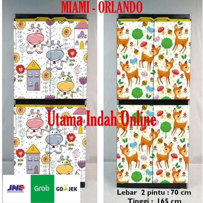 

lemari plastik / lemari pakaian orlando miami pintu tinggi stock ready