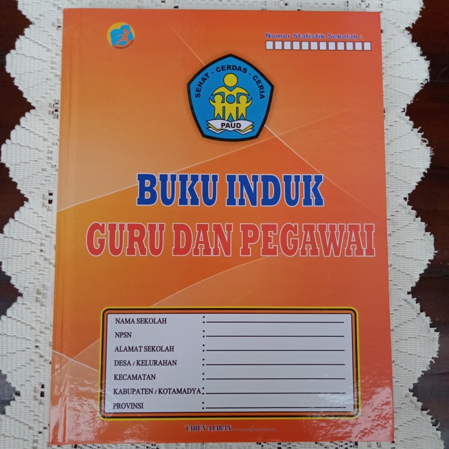 

Buku Induk Guru dan Pegawai untuk TK/Paud(buku administrasi guru TK)