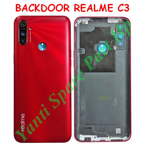 Backdoor Tutup Belakang Realme C3 Original New