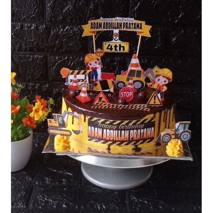

kue ulang tahun brownies kukus diameter 20 cm